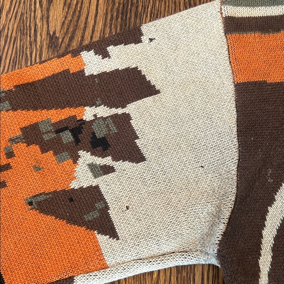 Vintage 90s GSL Knit Wool Maximalist Sweater - Picture 8 of 16